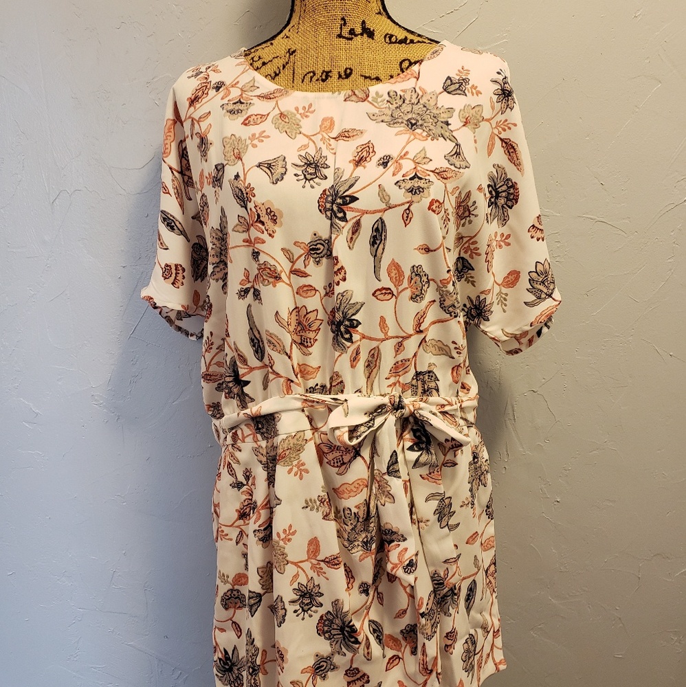 Jessica Simpson Floral Romper, XL (NWT)